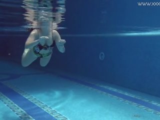 Spanish pornstar underwater Diana Rius dirty film clips