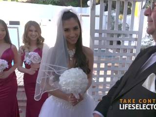 Απίστευτο γάμος γαμώ με gianna dior & bridesmaids pov