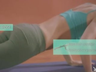 Yoga pelajaran dengan besar payu dara khloe terae