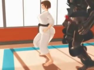 헨타이 karate 소녀 커억 에 에이 대규모 형사 에 3d