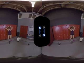 VR adult clip Sneaking Into Girls Locker Room On BaDoinkVR