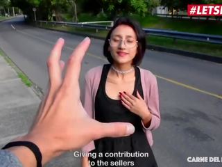 Letsdoeit - besar pancutan air mani untuk kecil molek warga latina remaja dalam stoking
