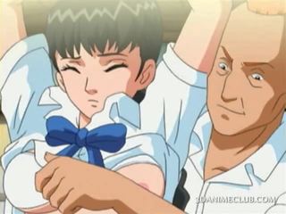 Nakatali pataas anime pagtatalik alipin makakakuha ng suso at