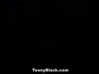 Teenyblack - čerstvý nezkušený černý dospívající v prdeli