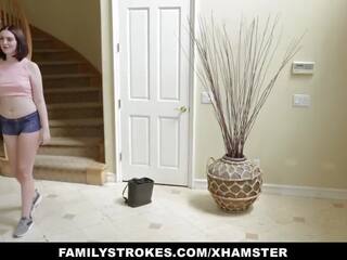 Familystrokes - Cumming Home to New Step Sister: HD xxx movie 5b