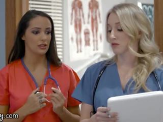 Girlsway swell rookie medicinska sestra s velika prsi je a mokro muca formation s ji marvellous seks posnetek vids