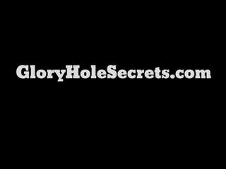 Gloryhole bí mật vỏ bom với mouthfuls
