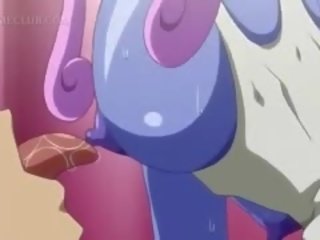 Hentai fairy dengan yang zakar/batang seks / persetubuhan yang basah faraj dalam anime klip