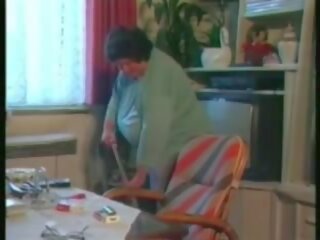 Passionate Plumper Doing Housework