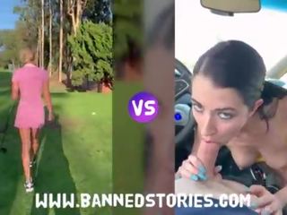 Bnds video&colon; גולף girls&colon; gabbie עֶגלוֹן לעומת אלכס coal
