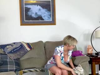 Stepmom Rubbing Her Pussy to Daughter's Solo Video: dirty video 79