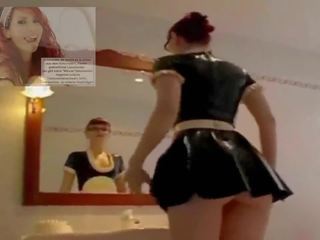 Alluring Latex Maid Girls: Bye bye du scheiss Transvestitenschwein