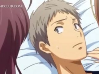 Teenage 3d Anime Girl Fighting Over A Big Shaft