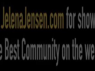 Long Legged Amazon Jelena Jensen in Green Hair & Lingerie!
