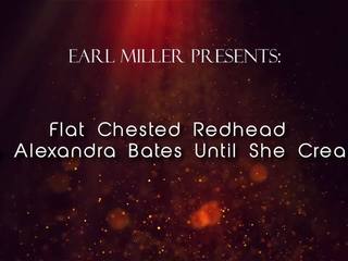 Flat Chested Redhead Elle Alexandra Bates until She.