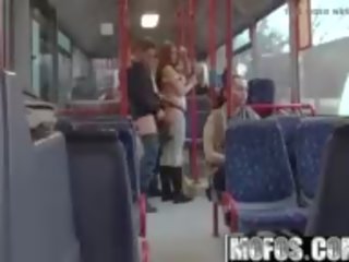 Mofos b 側面 - ボニー - 公共 x 定格の 映画 都市 バス footage.